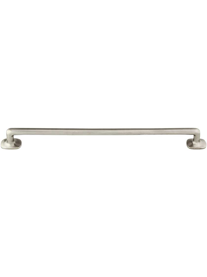 Traditional Bronze Cabinet Pull 12-Inch Center-to-Center in White Bronze.